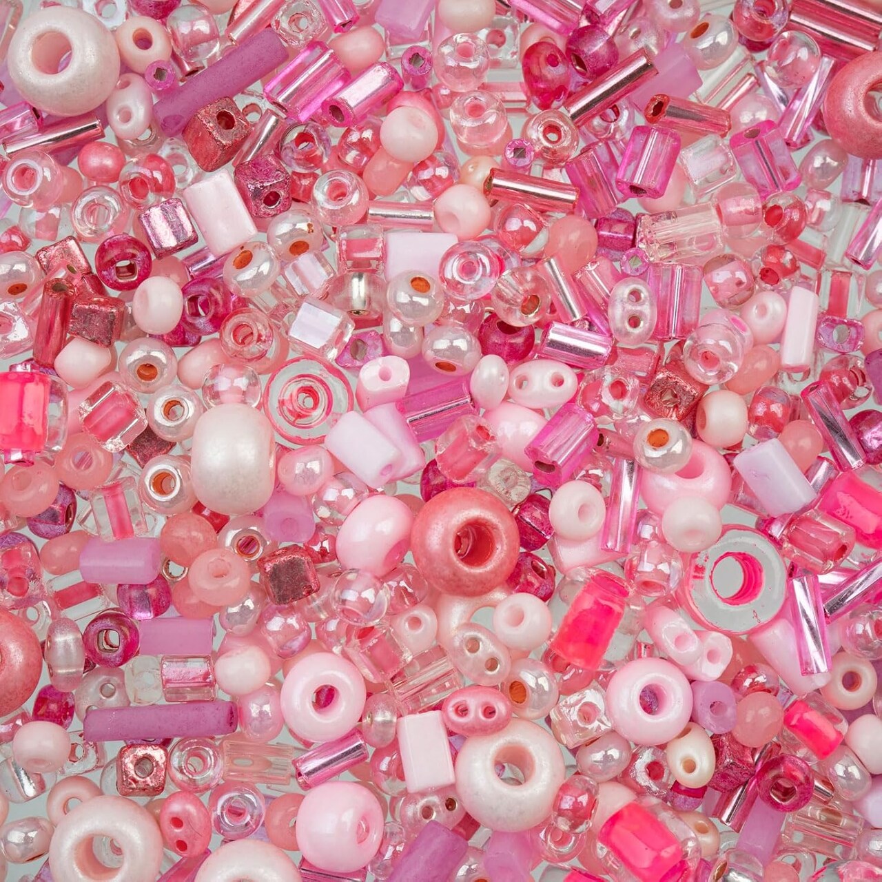 John Bead 50g Assorted Bead Bar Bag Mixed Czech Glass Seed Beads